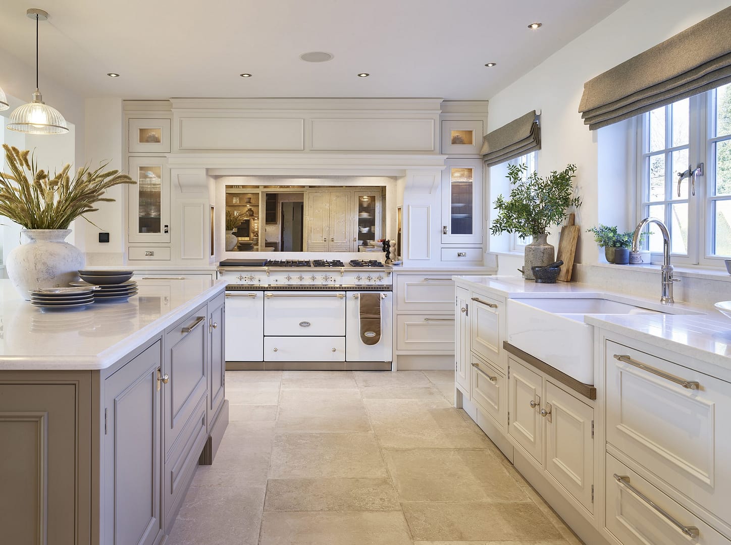 Oakhurst neutral kitchen with Citeauc lacanche 