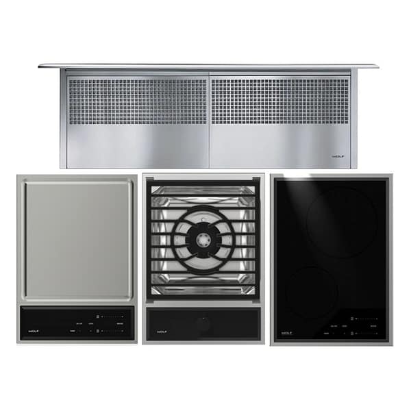 WOLF Cooking Bundle ICBTM Teppan Yaki, Gas Hob, Induction Hob
