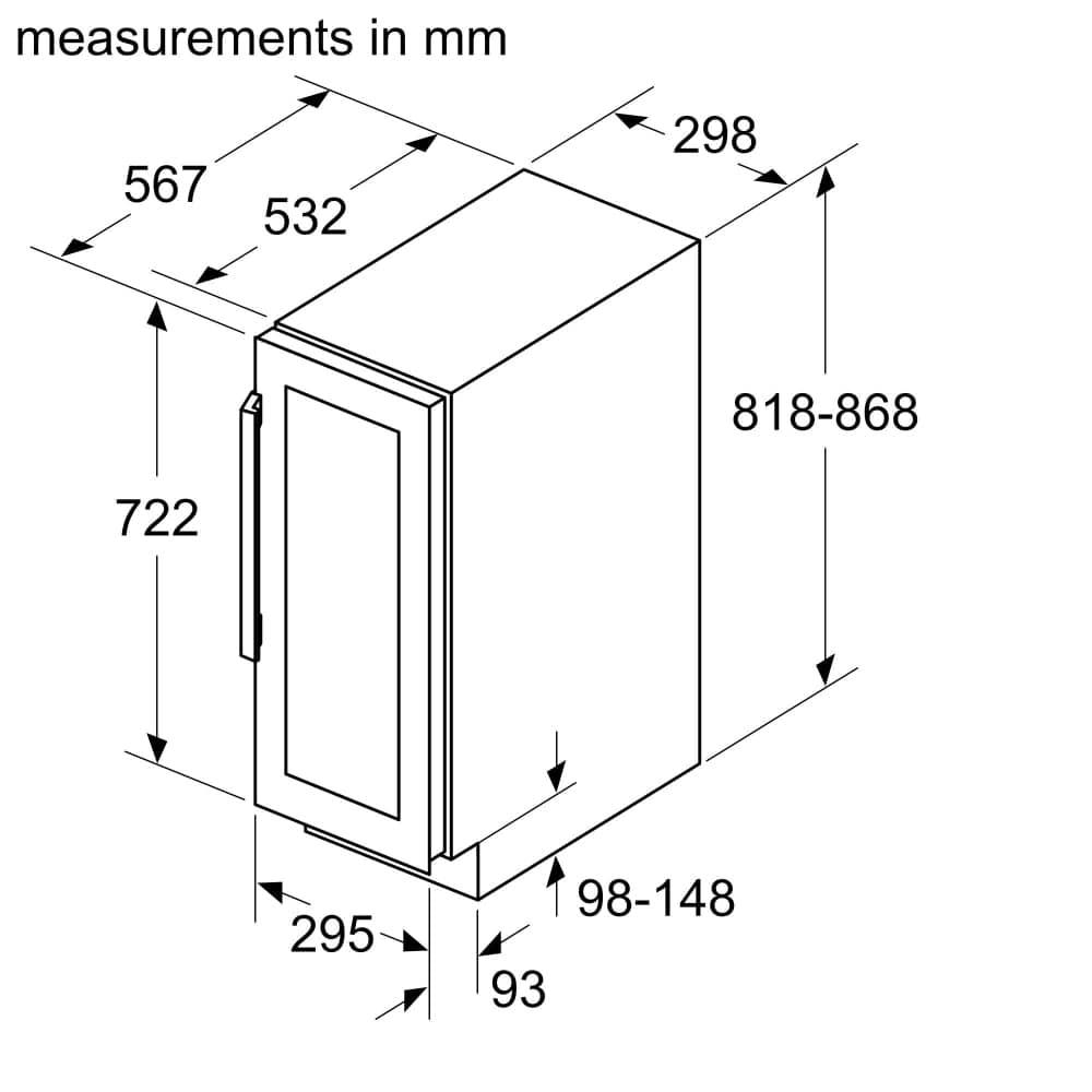 siemens wine cooler 30cm