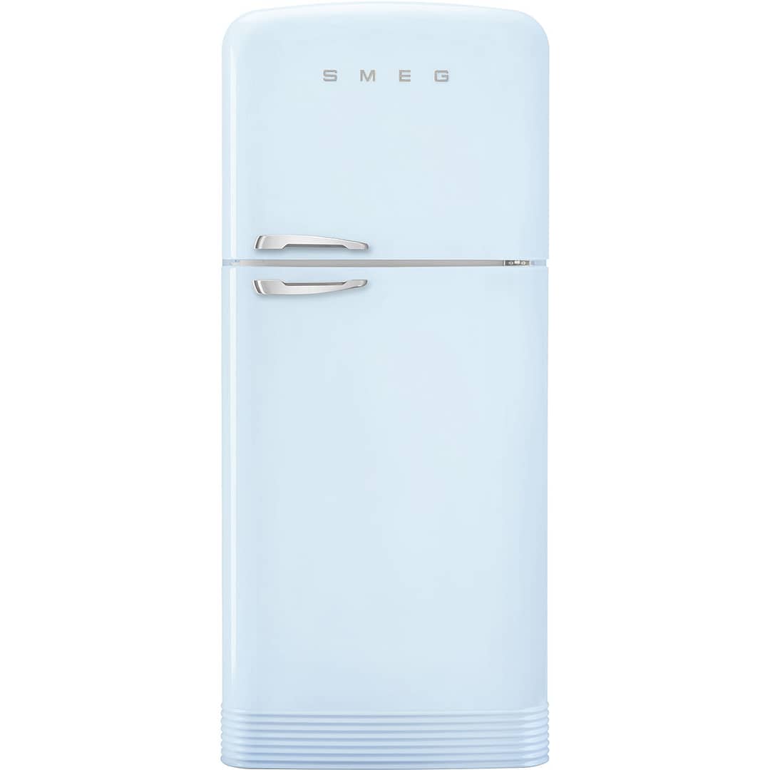 pale blue fridge