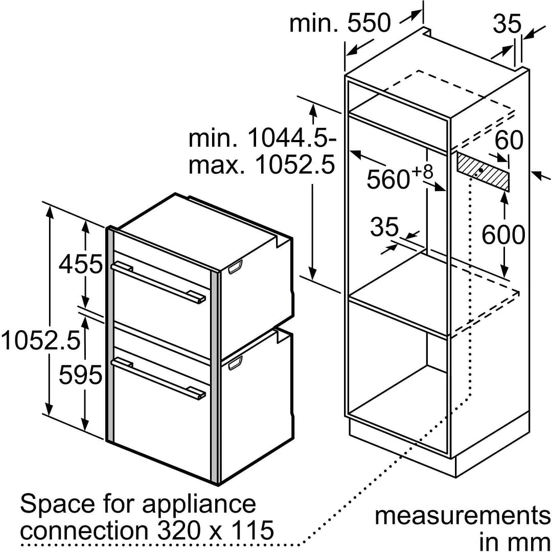 NEFF Z11SZ90G0 Graphite Grey Seamless Combination Strips Accessories