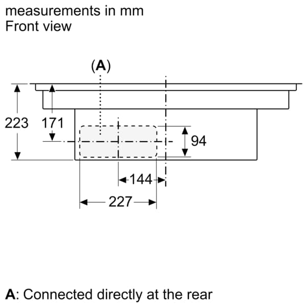 Siemens ED851FQ15E iQ500 80cm Black Venting Induction hob with