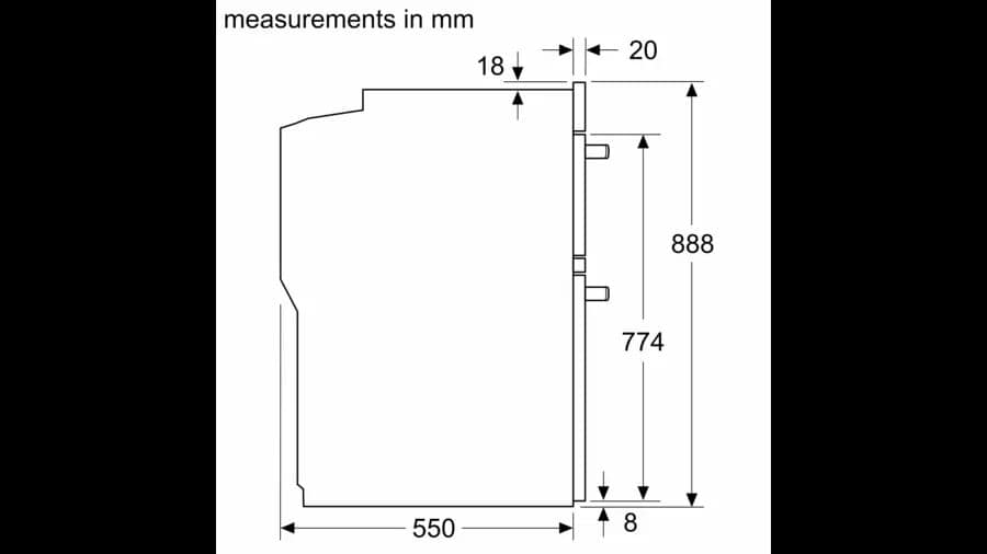Neff U2ACM7HH0B Builtin Double Oven Appliance Centre