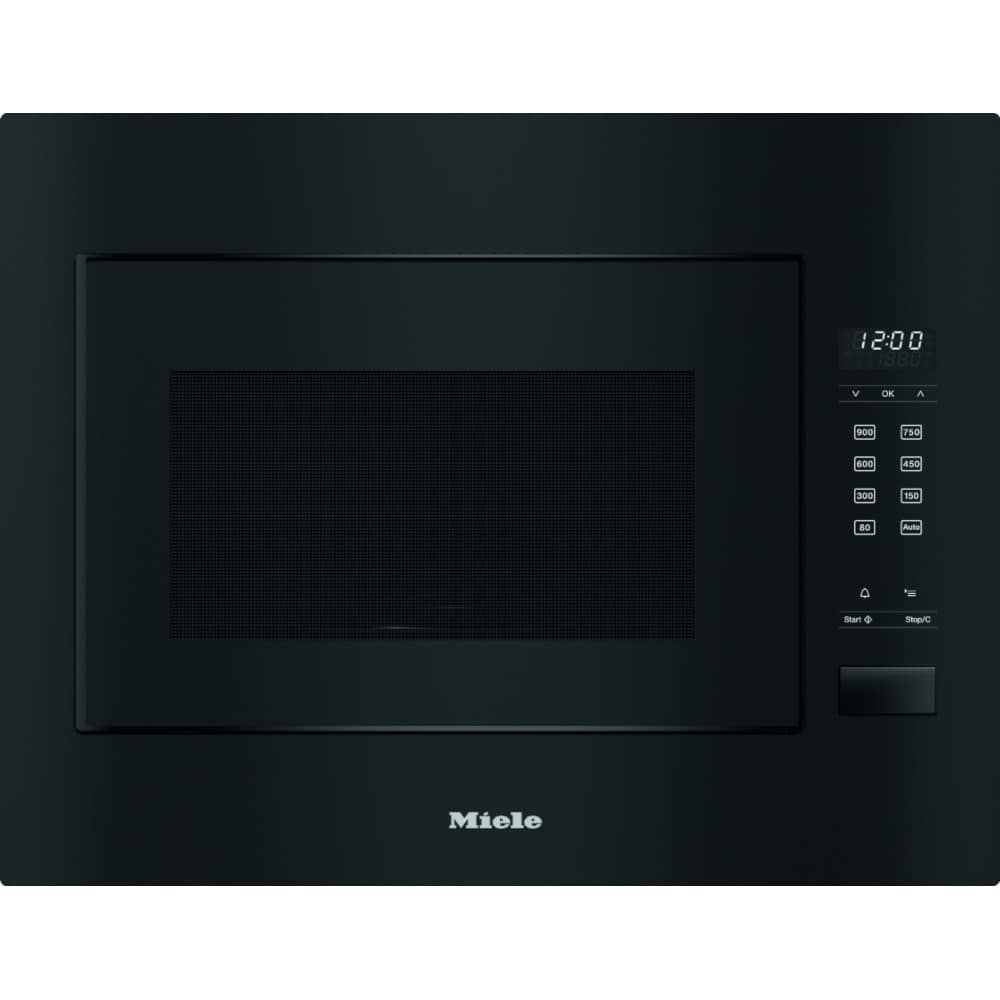 Miele M2240SC OBBL Obsidian Black Microwave Oven Appliance Centre